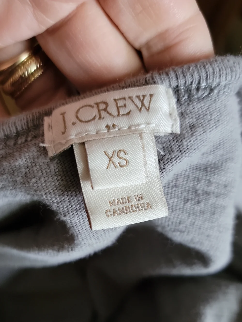 J.Crew Long Sleeve Tee With Buttons